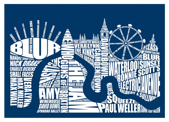 London music map par LucyLoveThis
